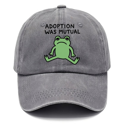 ADOPTION WAS MUTUAL | Animal choosing human - Classic Cap - Urban Haze(Grey)