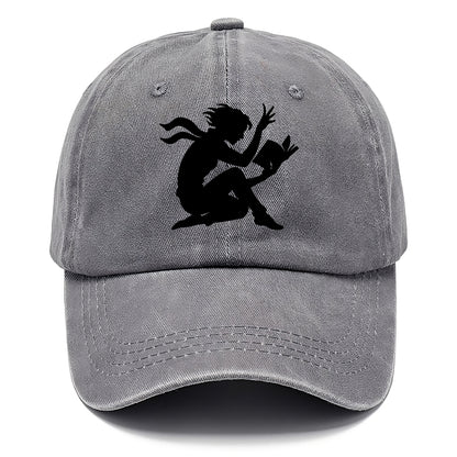 Reader lost in book moment - Classic Cap - Urban Haze(Grey)