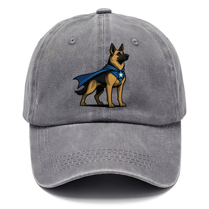 German Shepherd Patriotic Hero  - Classic Cap - Urban Haze(Grey)
