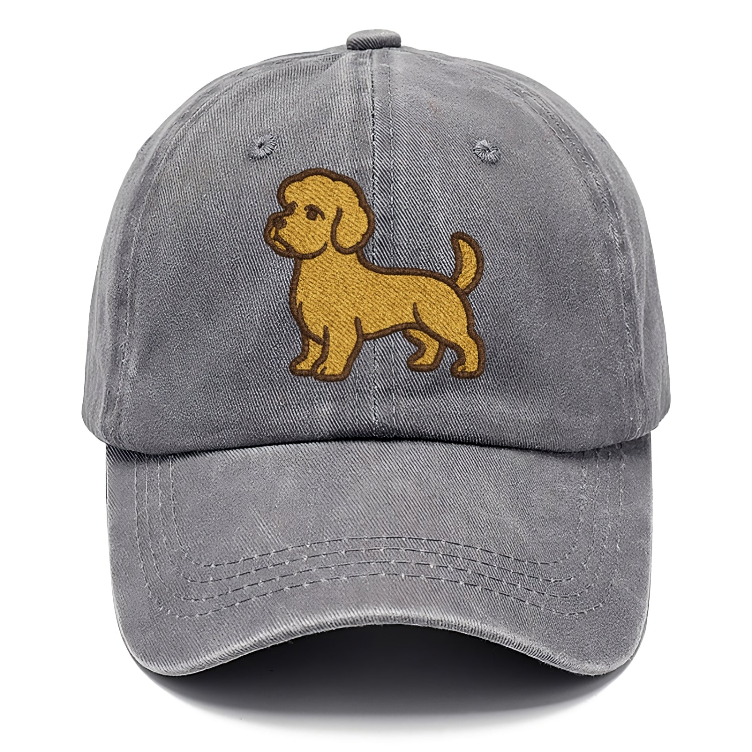 Dandie Dinmont Terrier Mustard Colored Pose Classic Cap - Urban Haze(Grey)
