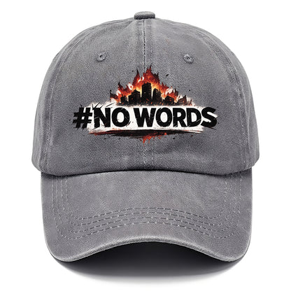 No Words - Classic Cap - Urban Haze(Grey)