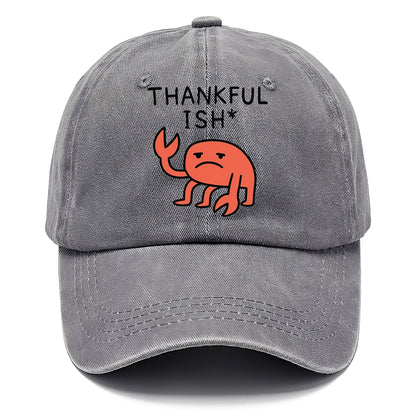 THANKFUL ISH | Gratitude with asterisk - Classic Cap - Urban Haze(Grey)