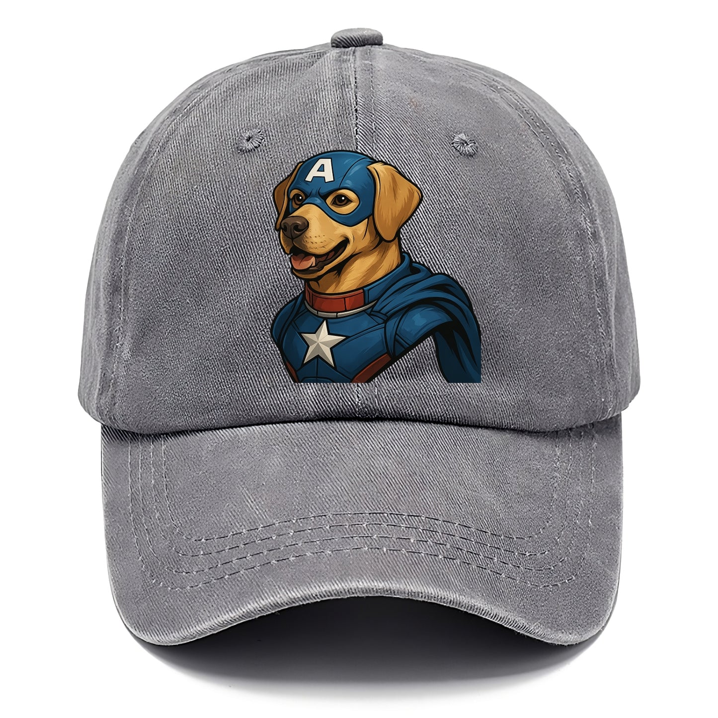 Labrador Patriotic Hero  - Classic Cap - Urban Haze(Grey)