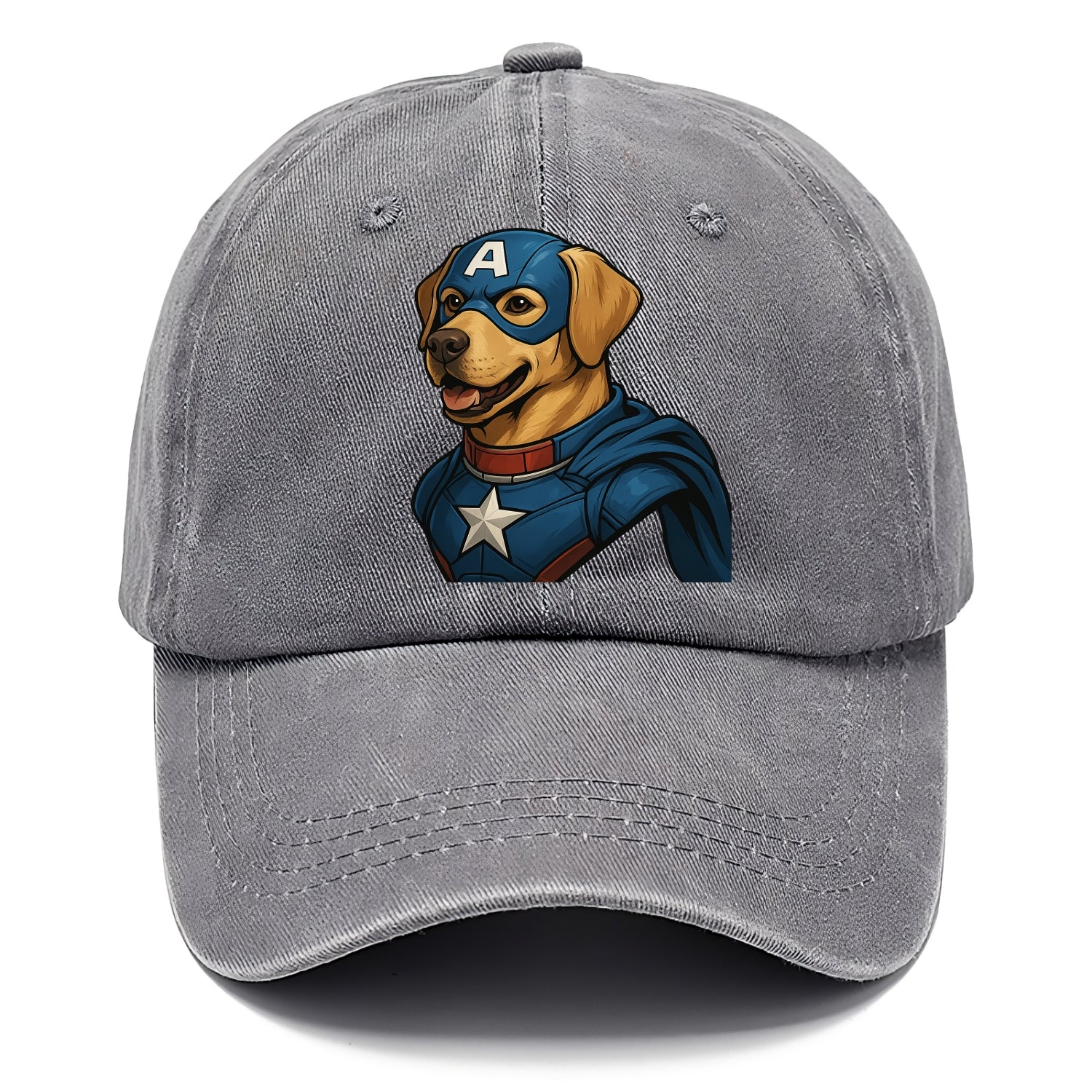 Labrador Patriotic Hero  - Classic Cap - Urban Haze(Grey)
