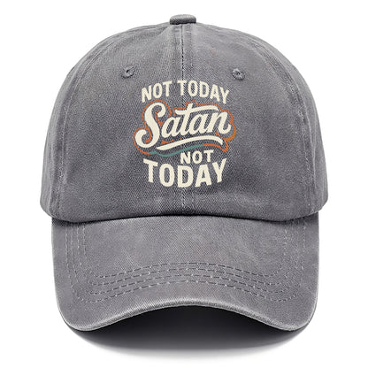 Not Today Satan - Not Today - Classic Cap - Urban Haze(Grey)