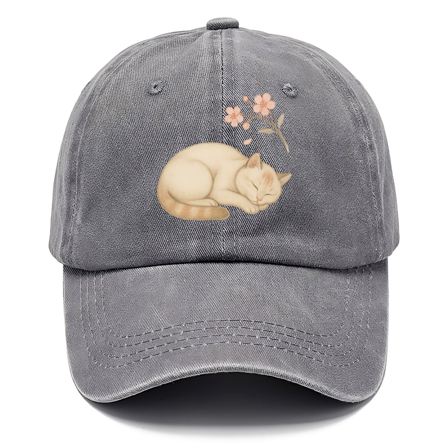 Zen Garden Cat  - Classic Cap - Urban Haze(Grey)