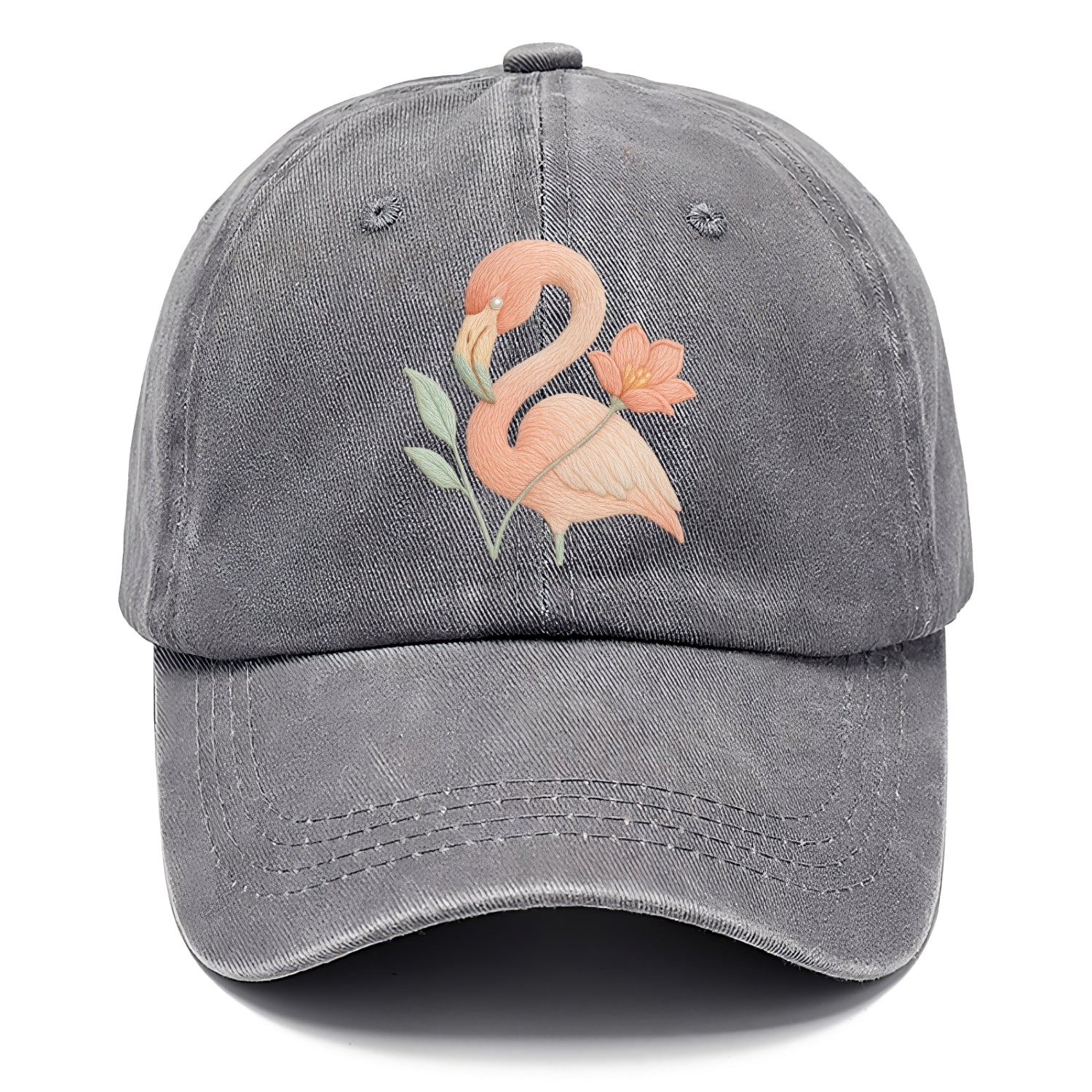 Peach Flamingo - Classic Cap - Urban Haze(Grey)