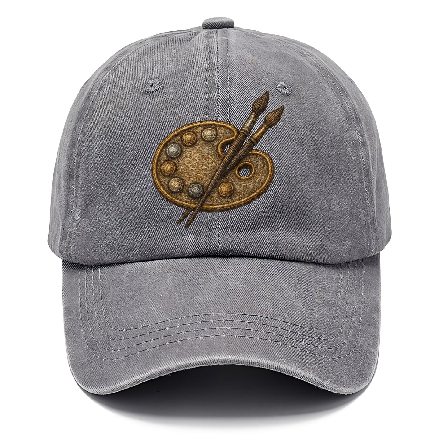 Artist palette with brushes - painter emblem - Classic Cap - Urban Haze(Grey)