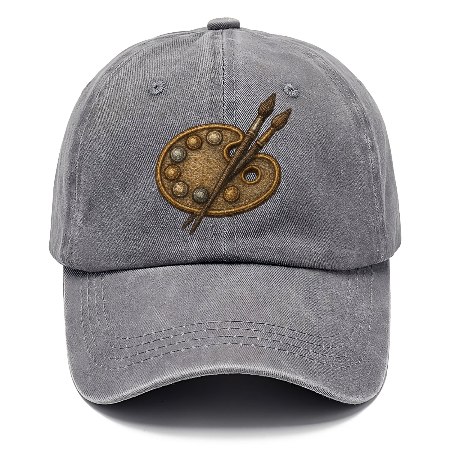 Artist palette with brushes - painter emblem - Classic Cap - Urban Haze(Grey)