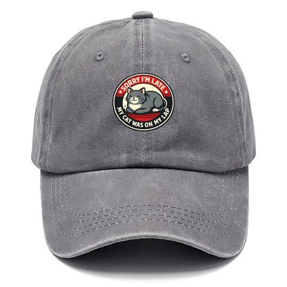 Charming Cat Loaf Excuse Emblem - Classic Cap - Urban Haze(Grey)