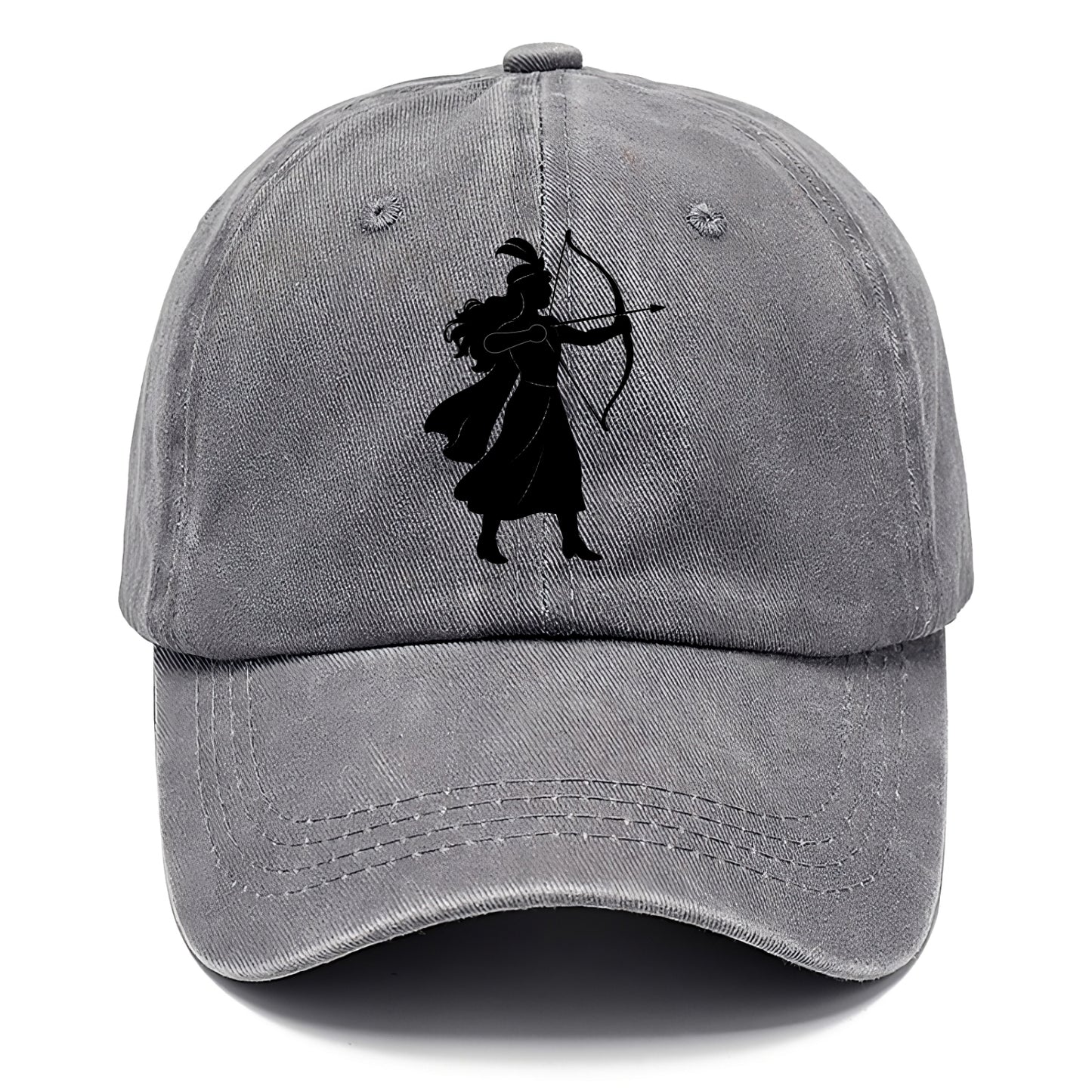 Warrior princess with bow and arrow - Classic Cap - Urban Haze(Grey)