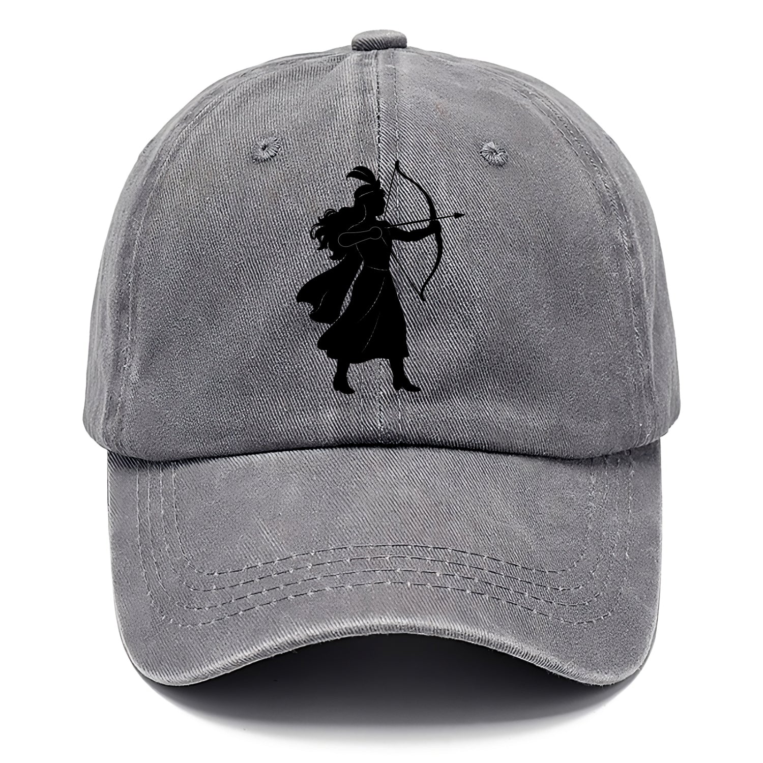 Warrior princess with bow and arrow - Classic Cap - Urban Haze(Grey)