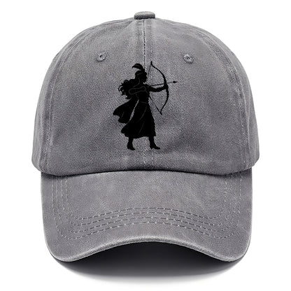 Warrior princess with bow and arrow - Classic Cap - Urban Haze(Grey)