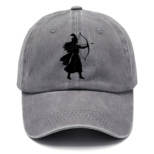 Warrior princess with bow and arrow - Classic Cap - Urban Haze(Grey)