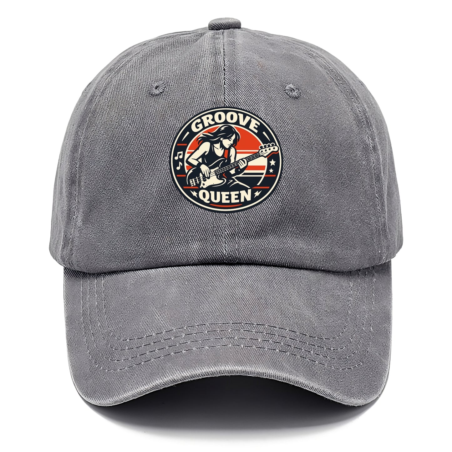 Groove Queen Emblem - Classic Cap - Urban Haze(Grey)