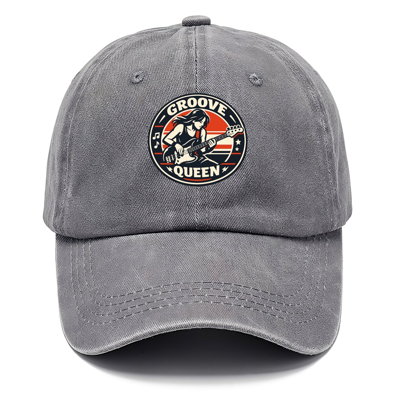 Groove Queen Emblem - Classic Cap - Urban Haze(Grey)