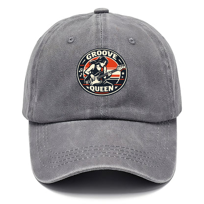 Groove Queen Emblem - Classic Cap - Urban Haze(Grey)