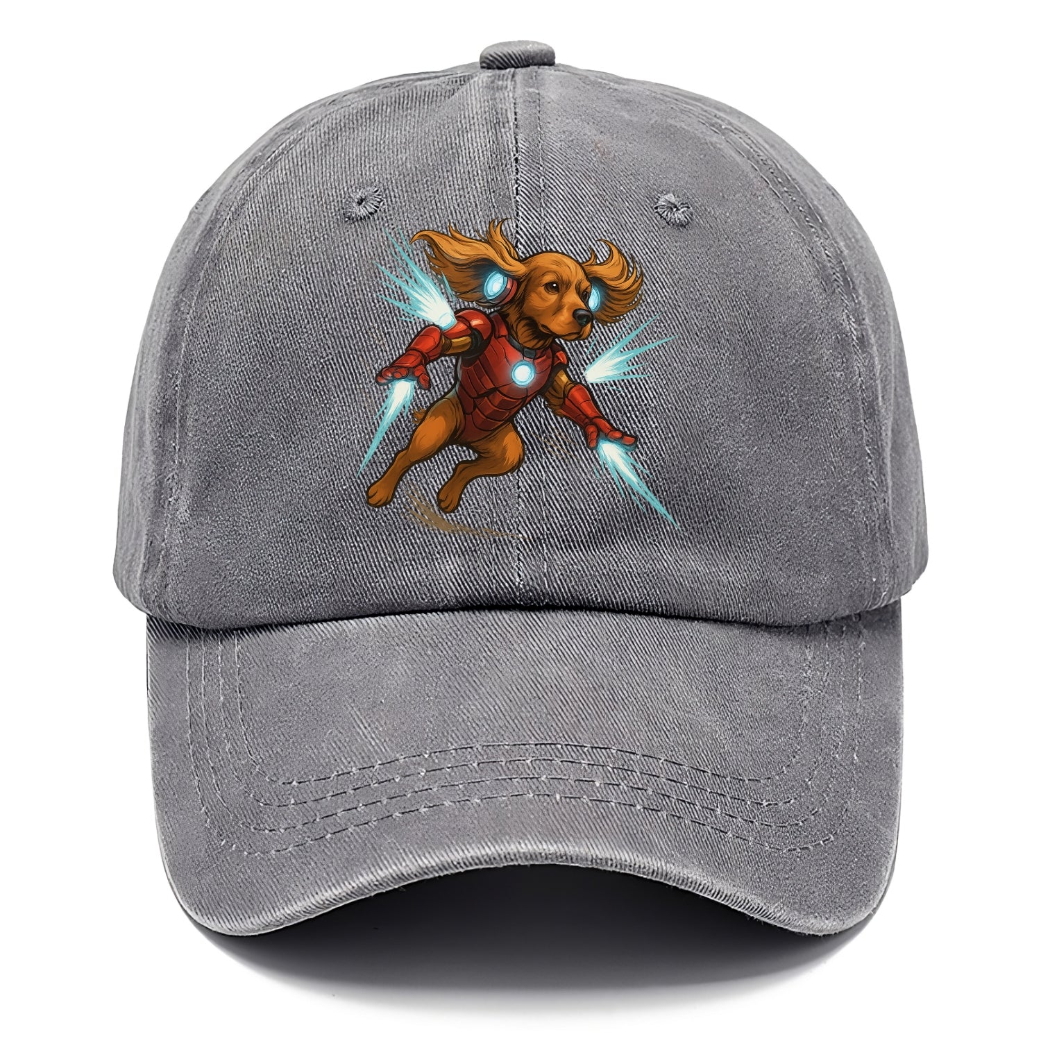Cocker Spaniel Iron Man  - Classic Cap - Urban Haze(Grey)