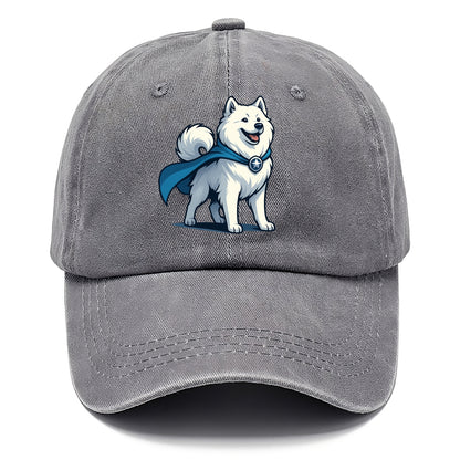 Samoyed Winter Hero  - Classic Cap - Urban Haze(Grey)