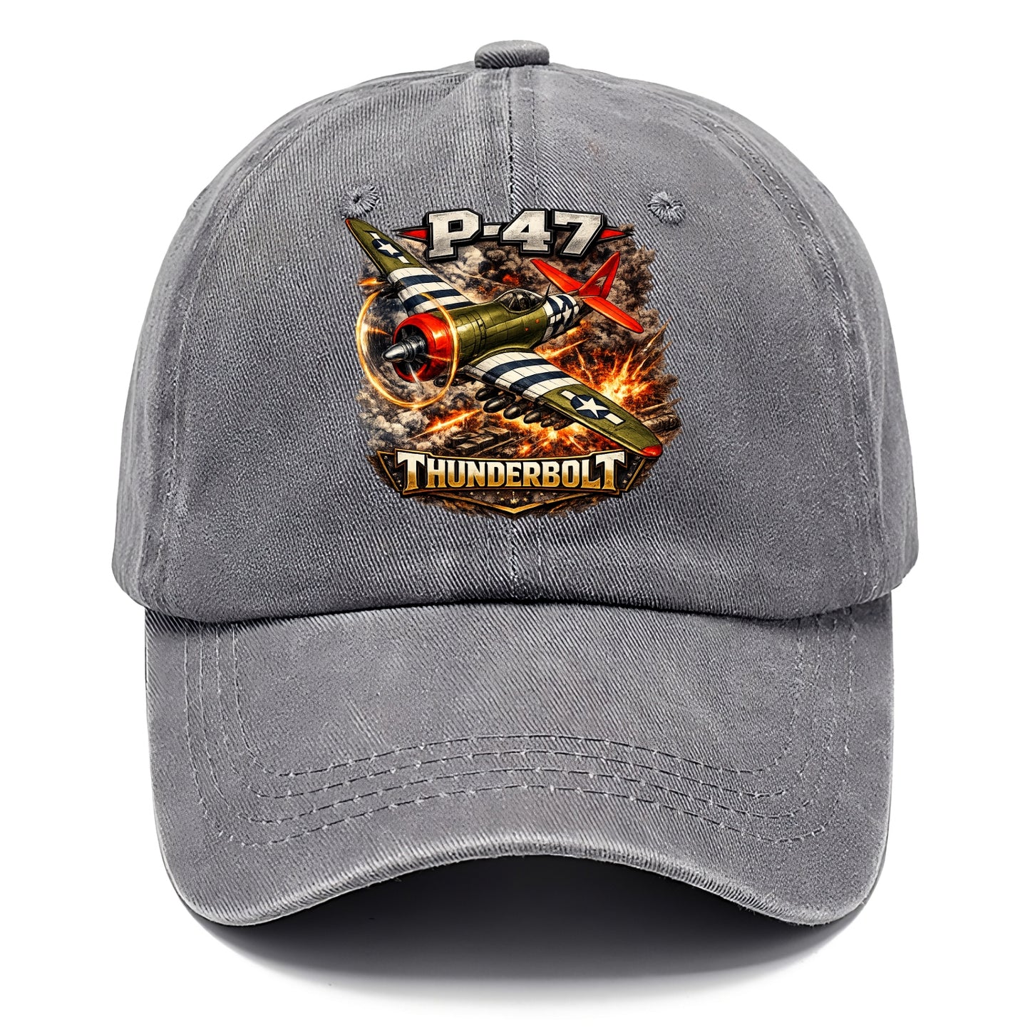 P 47 Thunderbolt - Classic Cap - Urban Haze(Grey)