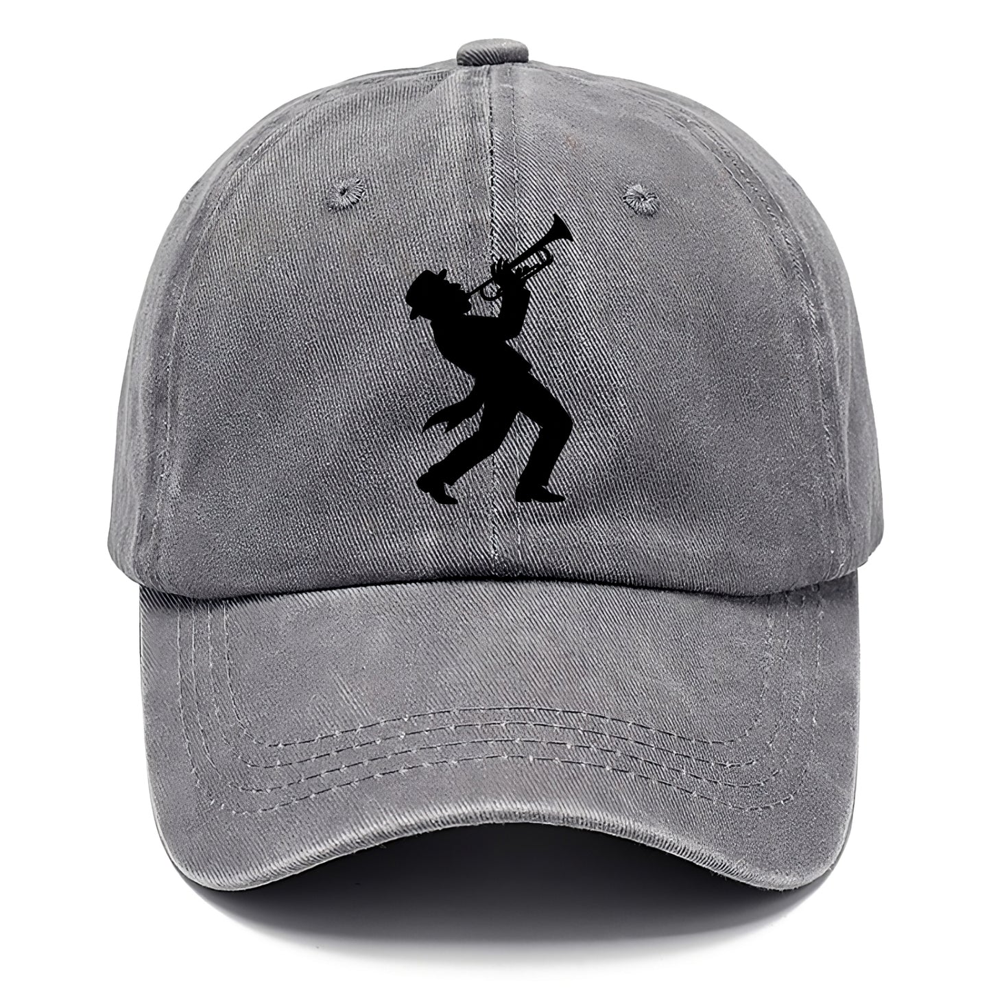 Trumpet player hitting high note - Classic Cap - Urban Haze(Grey)