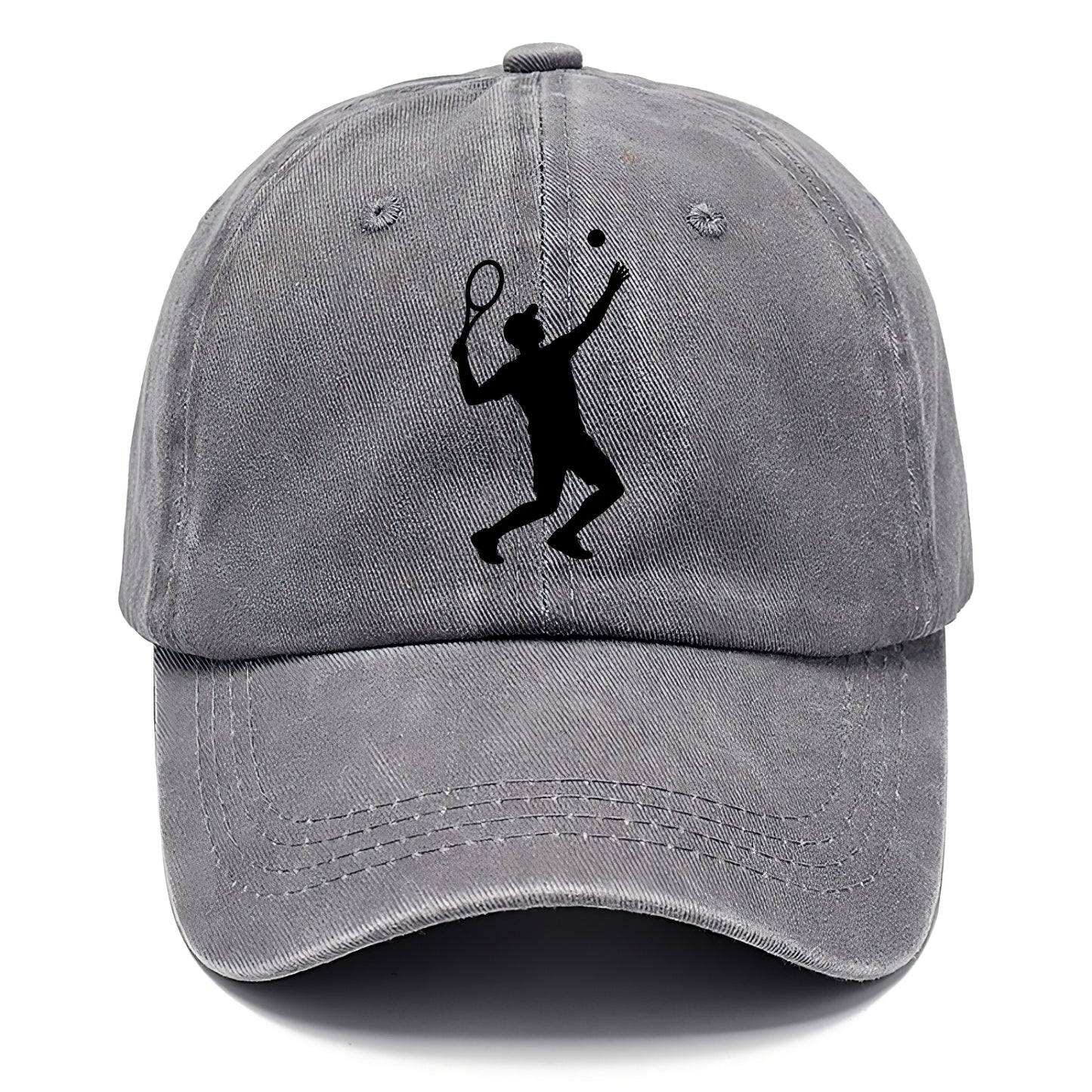 Tennis player serving powerful shot - Classic Cap - Urban Haze(Grey)