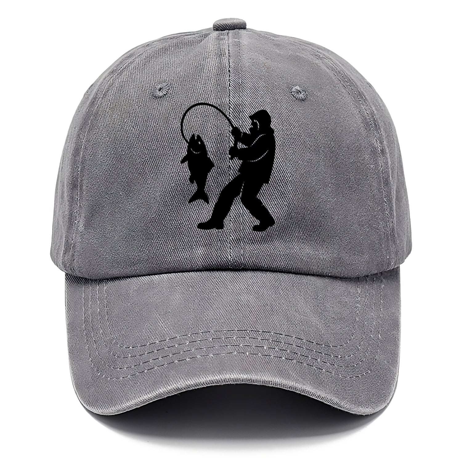 Alaskan fisherman hauling catch - Classic Cap - Urban Haze(Grey)