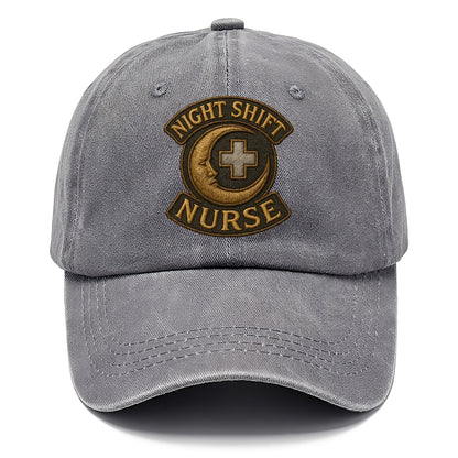 Night Shift Nurse  - Classic Cap - Urban Haze(Grey)