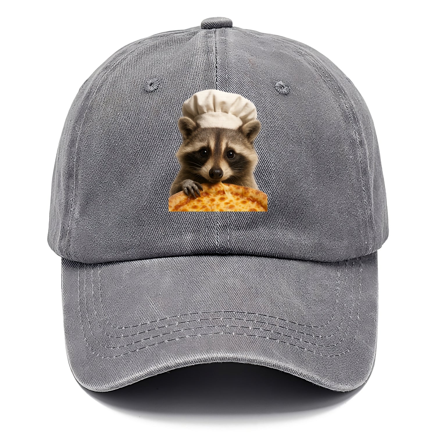 Pizza Dad Raccoon  - Classic Cap - Urban Haze(Grey)