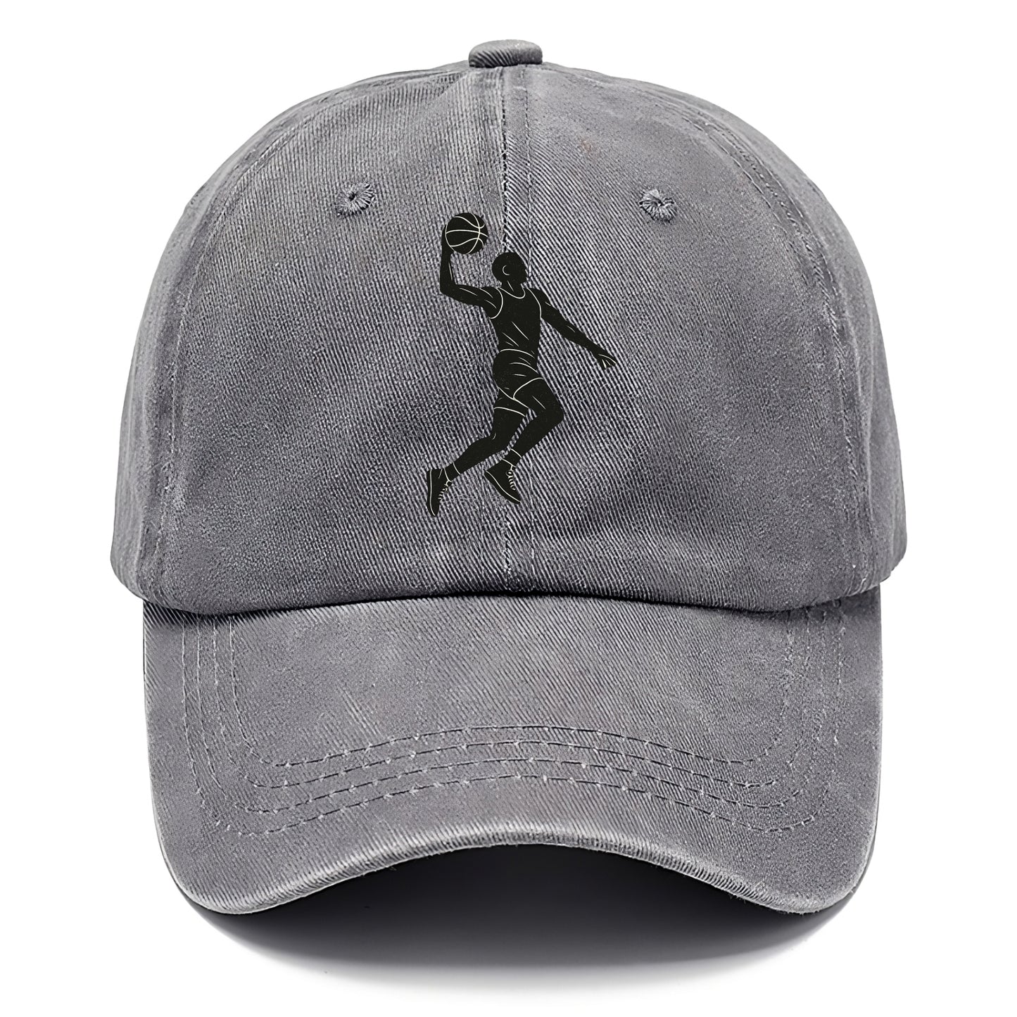 Basketball player dunking silhouette - Classic Cap - Urban Haze(Grey)