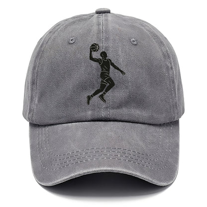 Basketball player dunking silhouette - Classic Cap - Urban Haze(Grey)