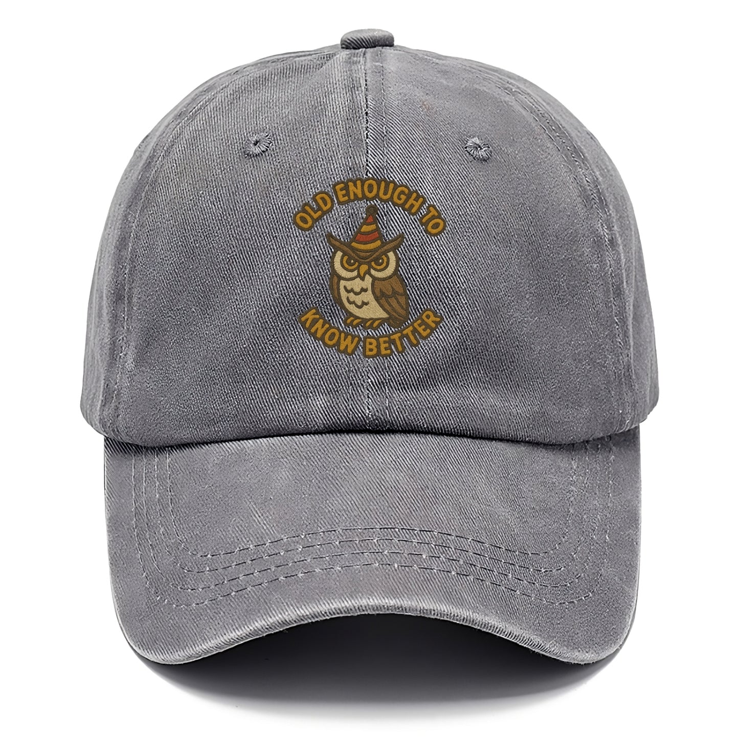 Old Enough To Know Better  - Classic Cap - Urban Haze(Grey)