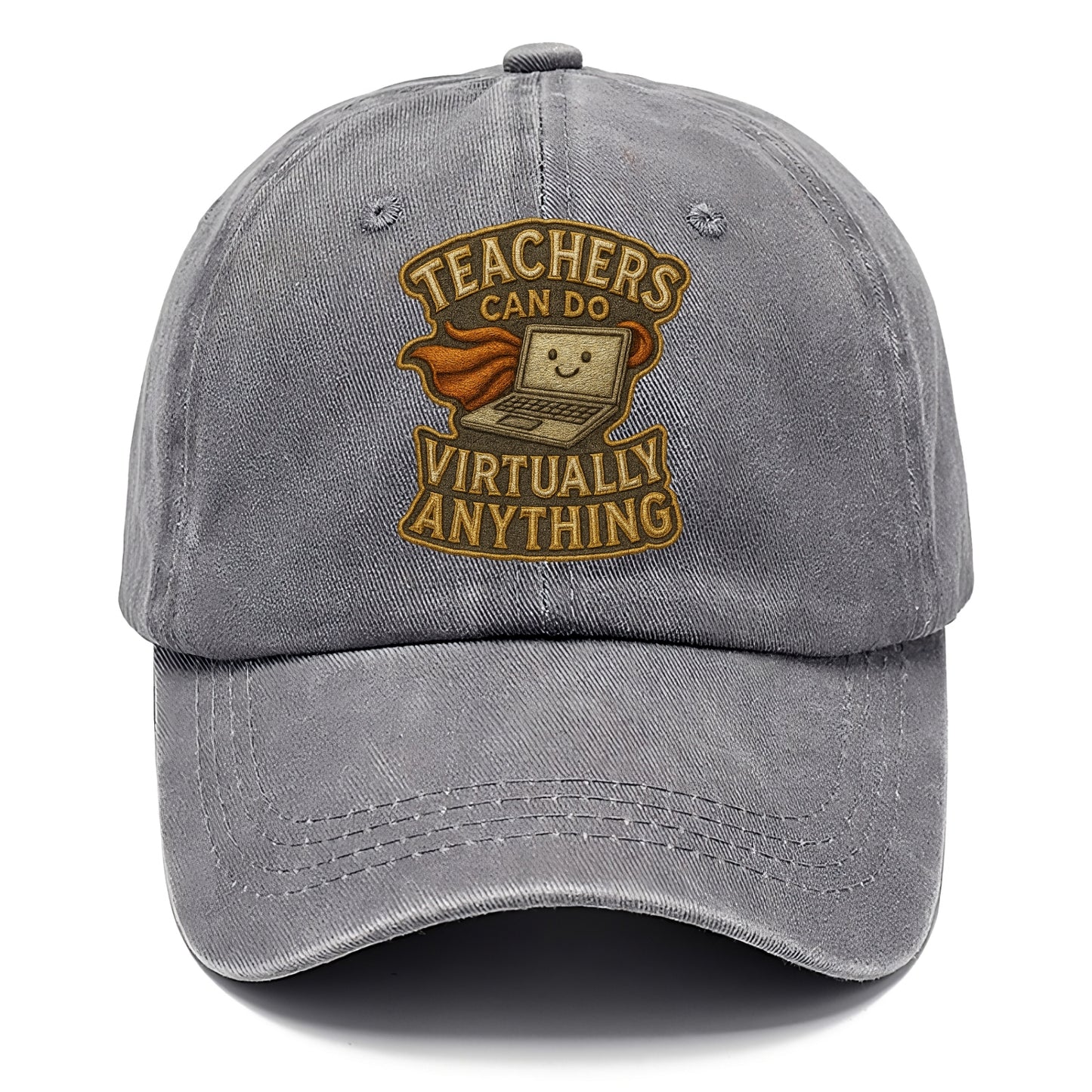 Teachers Can Do Virtually Anything  - Classic Cap - Urban Haze(Grey)