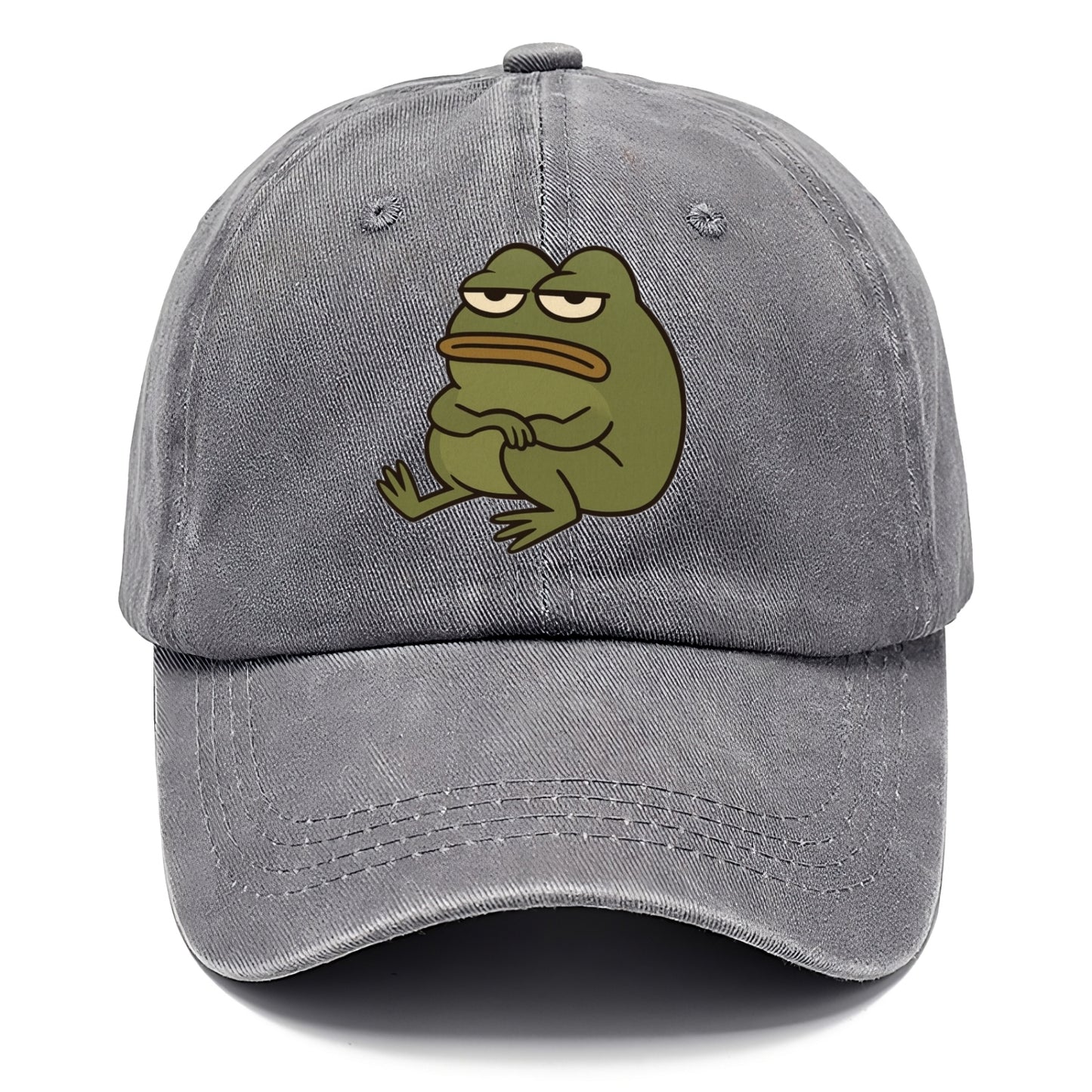 The Frog Judges Silently - Classic Cap - Urban Haze(Grey)