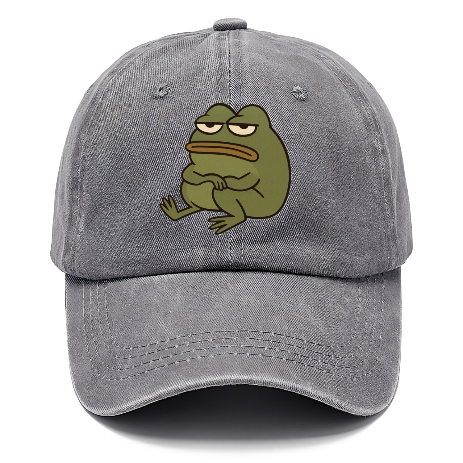 The Frog Judges Silently - Classic Cap - Urban Haze(Grey)