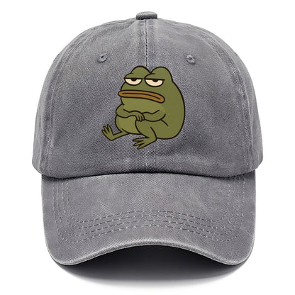 The Frog Judges Silently - Classic Cap - Urban Haze(Grey)