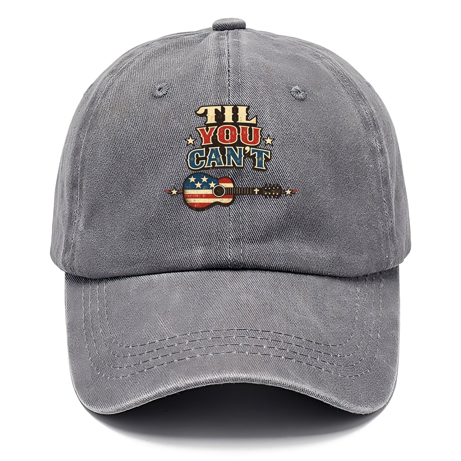 Til You Cant - Flag Guitar - Classic Cap - Urban Haze(Grey)