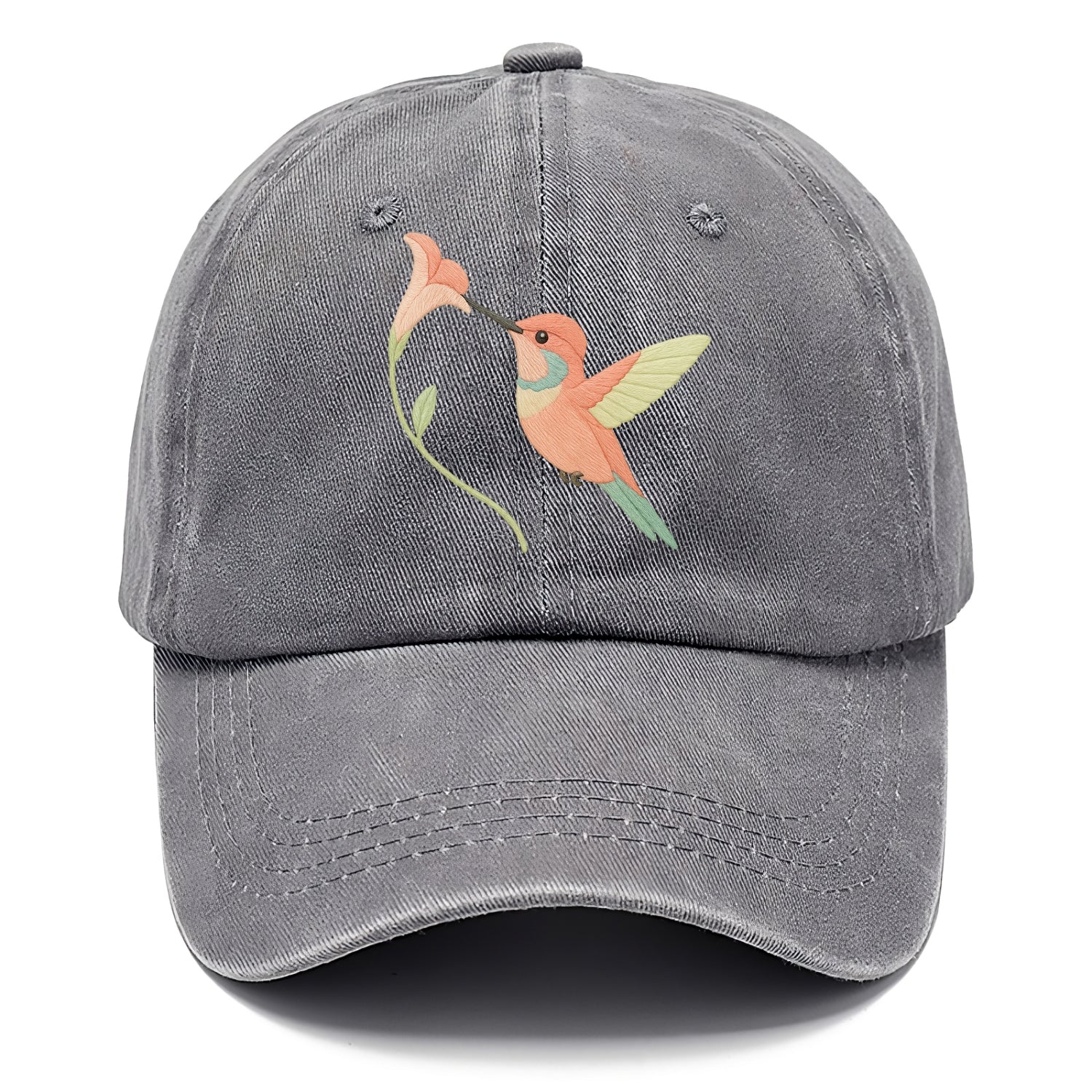 Coral Hummingbird - Classic Cap - Urban Haze(Grey)