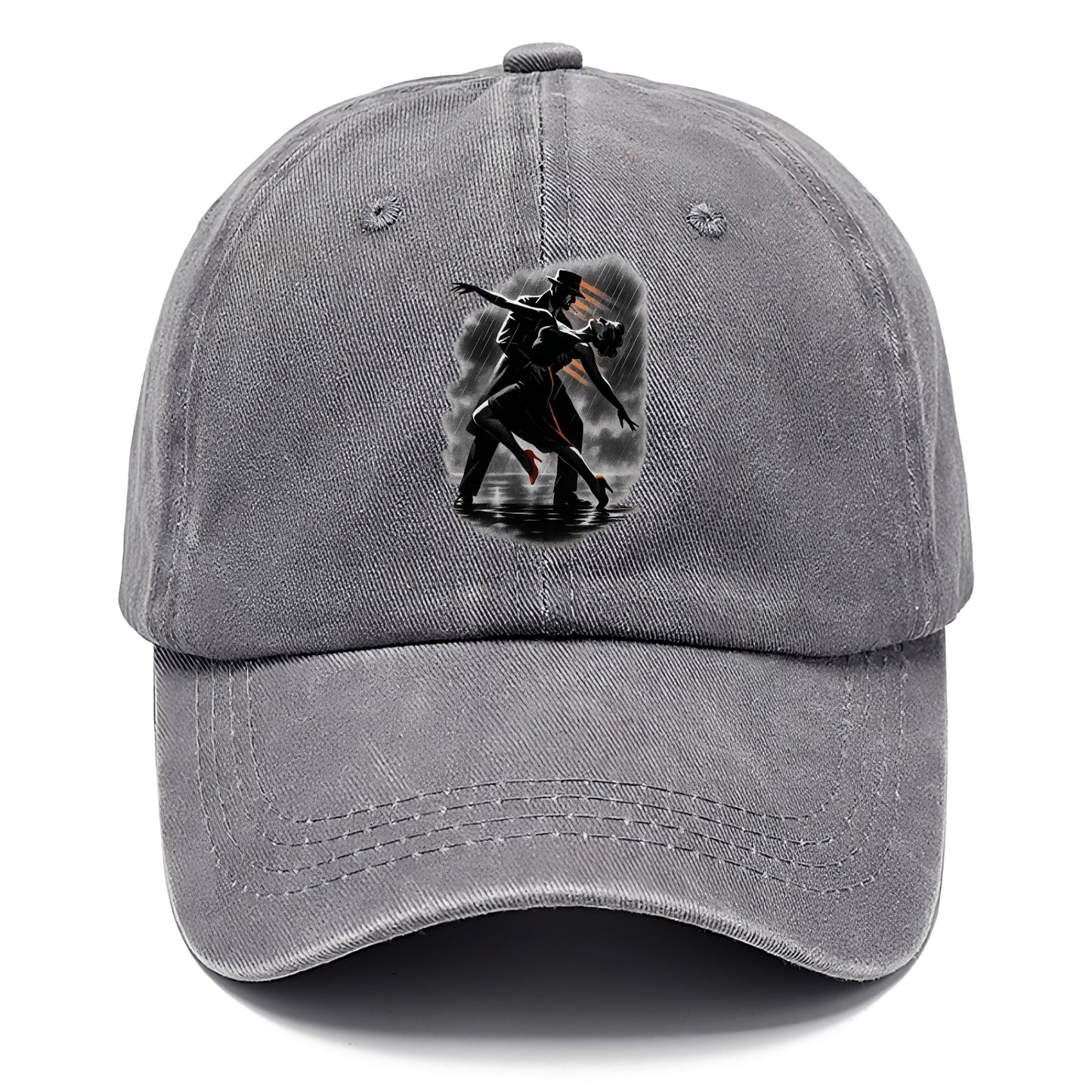 romantic dance pose with woman lifted in the air at lakeside - Classic Cap - Urban Haze(Grey)