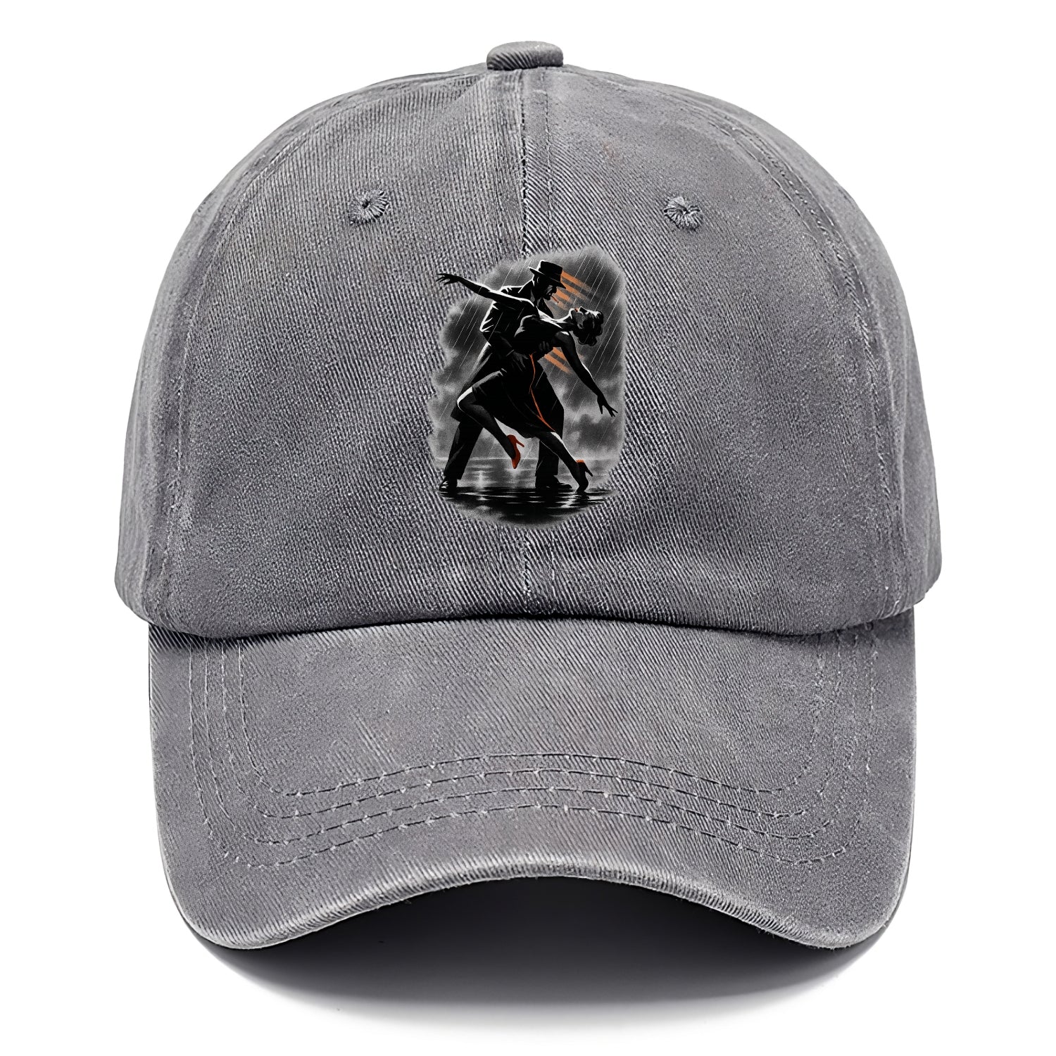 romantic dance pose with woman lifted in the air at lakeside - Classic Cap - Urban Haze(Grey)
