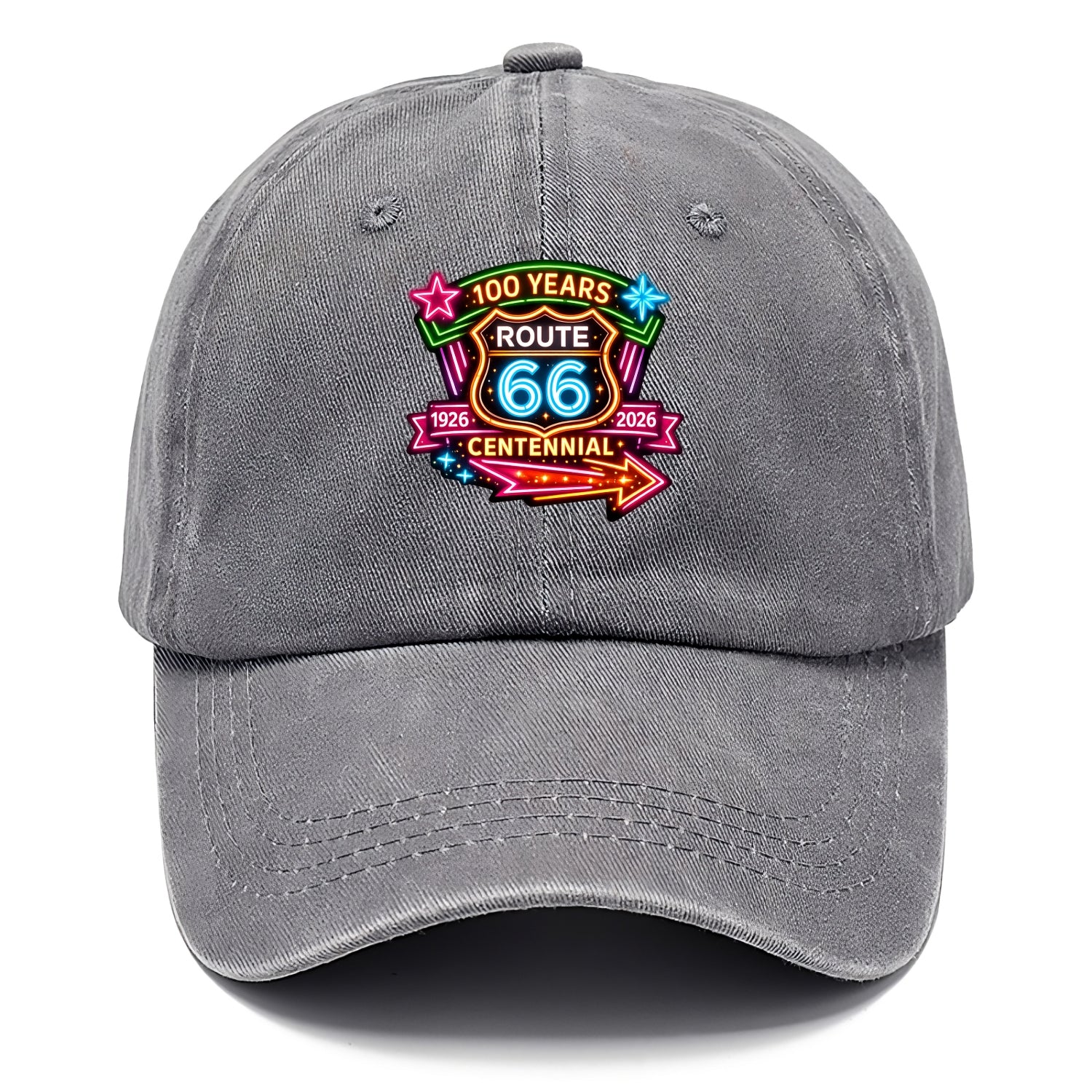 CENTENNIAL BADGE | 100 Years celebration emblem | 1926-2026 dates | Anniversary crest - Classic Cap - Urban Haze(Grey)