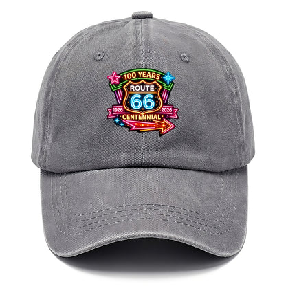 CENTENNIAL BADGE | 100 Years celebration emblem | 1926-2026 dates | Anniversary crest - Classic Cap - Urban Haze(Grey)