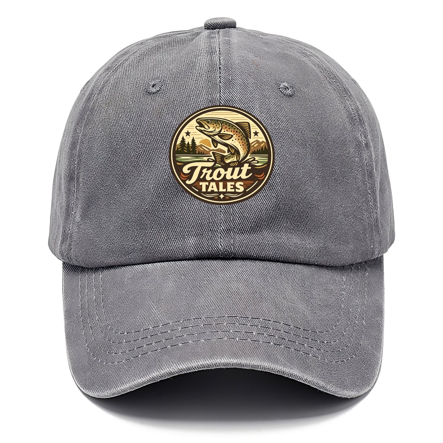 Trout Tales Adventure Emblem - Classic Cap - Urban Haze(Grey)