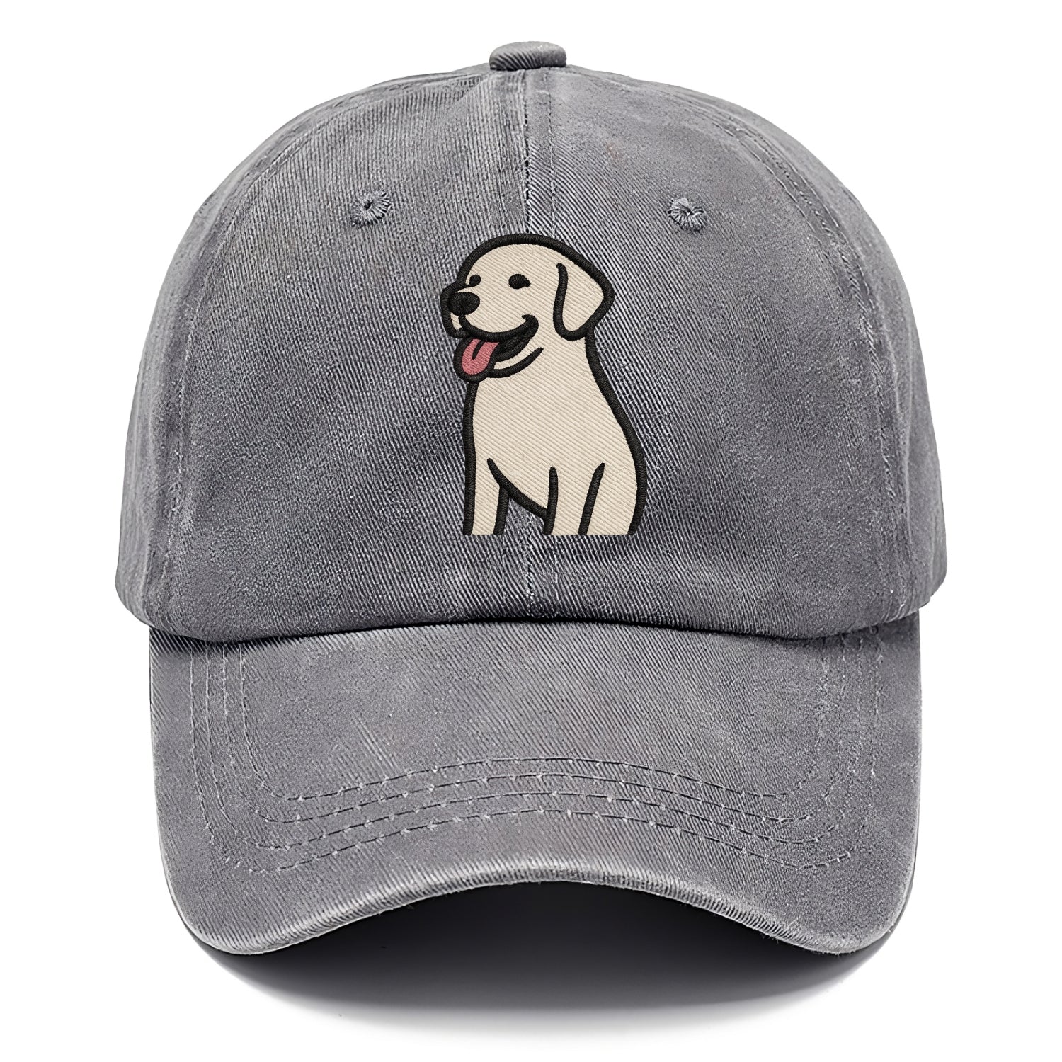 Labrador - Happy panting expression - Classic Cap - Urban Haze(Grey)