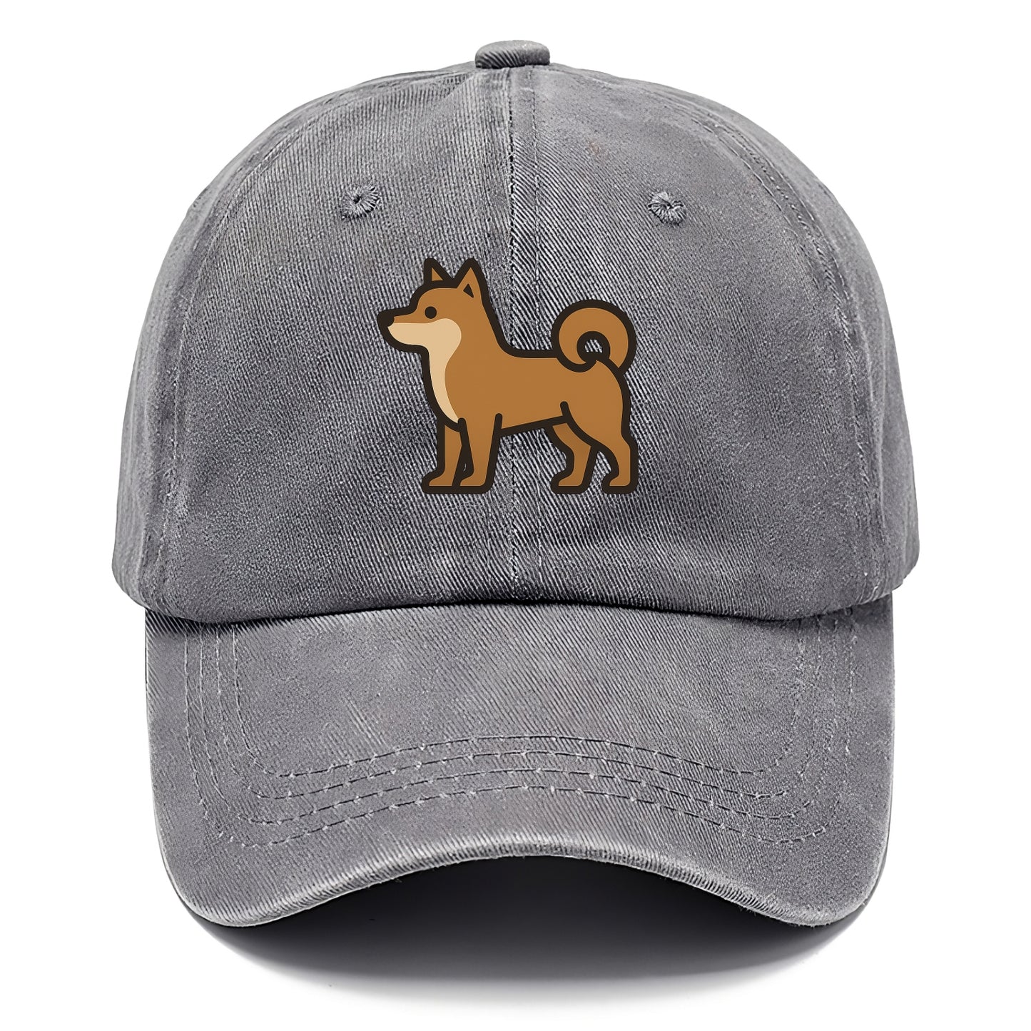 Shiba Inu - Red sesame flat side profile - Classic Cap - Urban Haze(Grey)