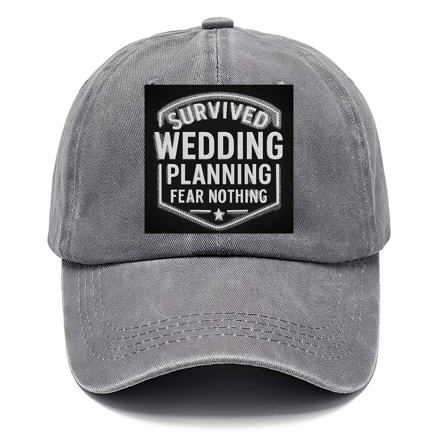 Survived wedding planning, fear nothing - Classic Cap - Urban Haze(Grey)