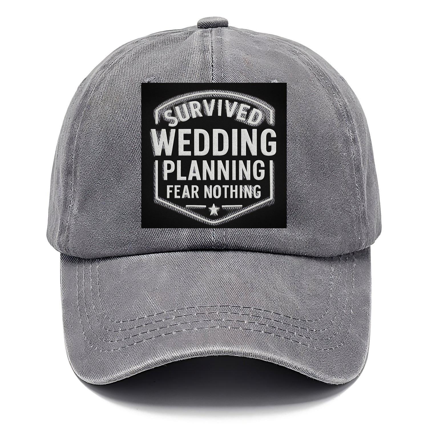 Survived wedding planning, fear nothing - Classic Cap - Urban Haze(Grey)