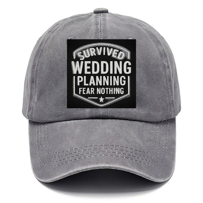 Survived wedding planning, fear nothing - Classic Cap - Urban Haze(Grey)