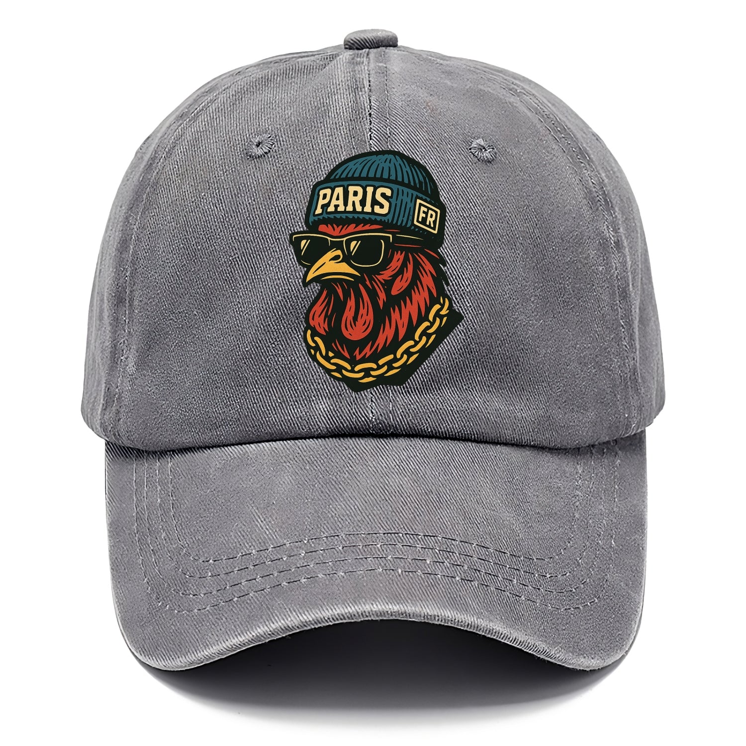 Paris Rooster - Classic Cap - Urban Haze(Grey)