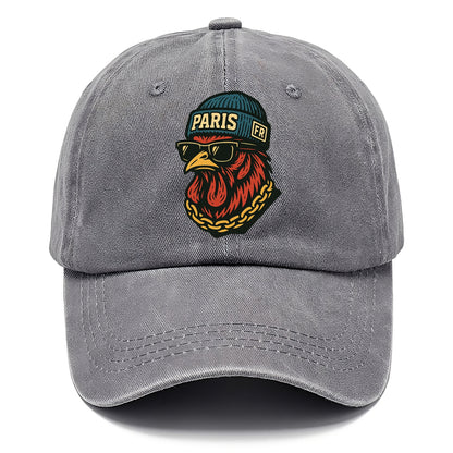 Paris Rooster - Classic Cap - Urban Haze(Grey)